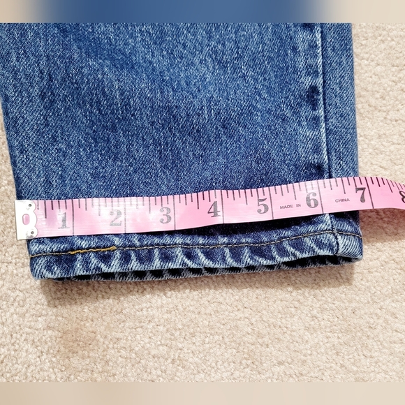 Levi’s 550 Relaxed Fit Jeans Women 12M 100% Cotton Straight Leg Classic Denim - Picture 14 of 14